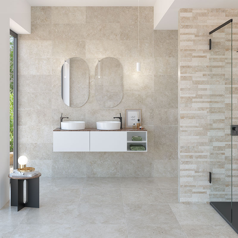 Carrelage sol et mur 60x120 cm Rapolano Crema