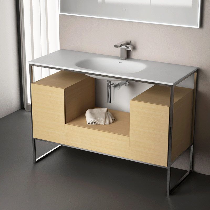 Meuble salle de bain 120 cm, Bambou, Frame