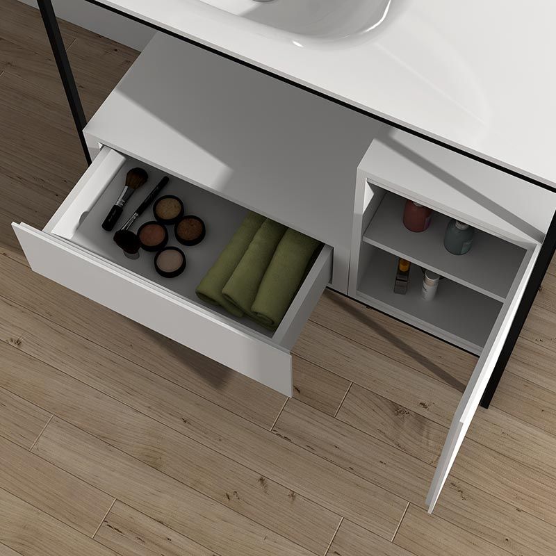 Meuble salle de bain 120 cm, Bambou, Frame