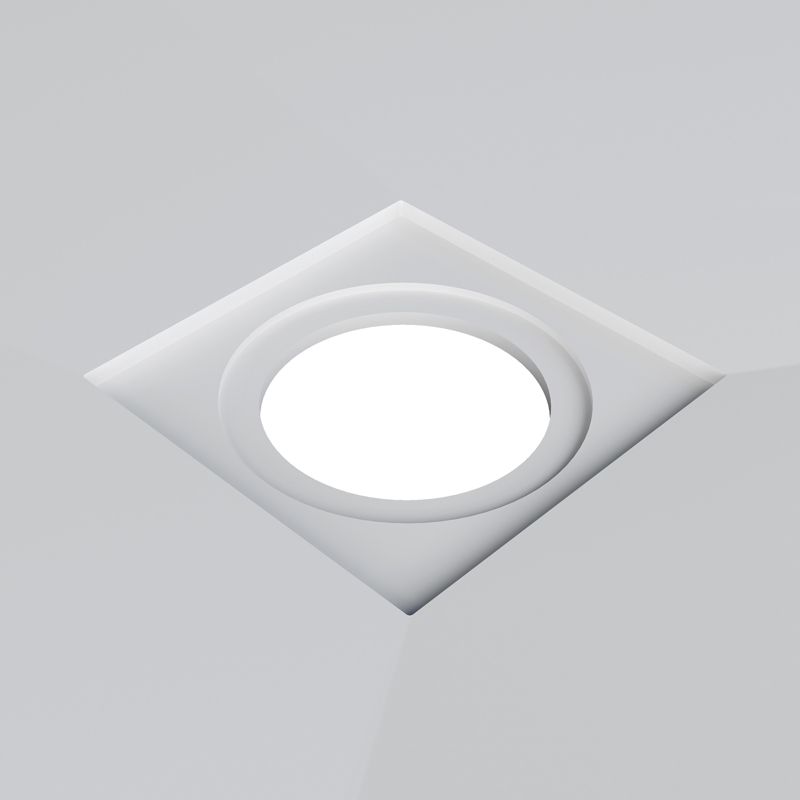 Receveur de douche 80x80, 90x90cm, Solide Surface Blanc mat, Golfe