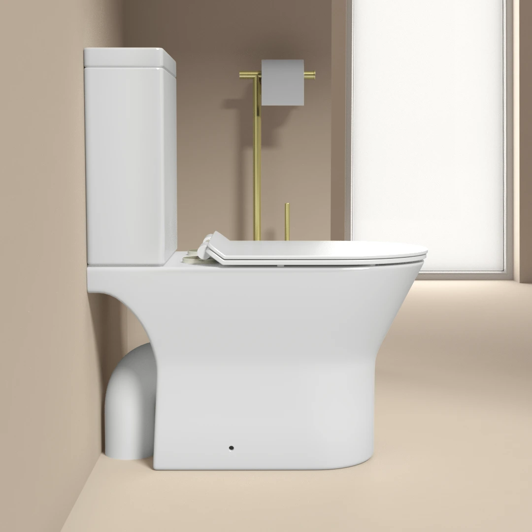 WC à poser Rimless avec abattant, Jules