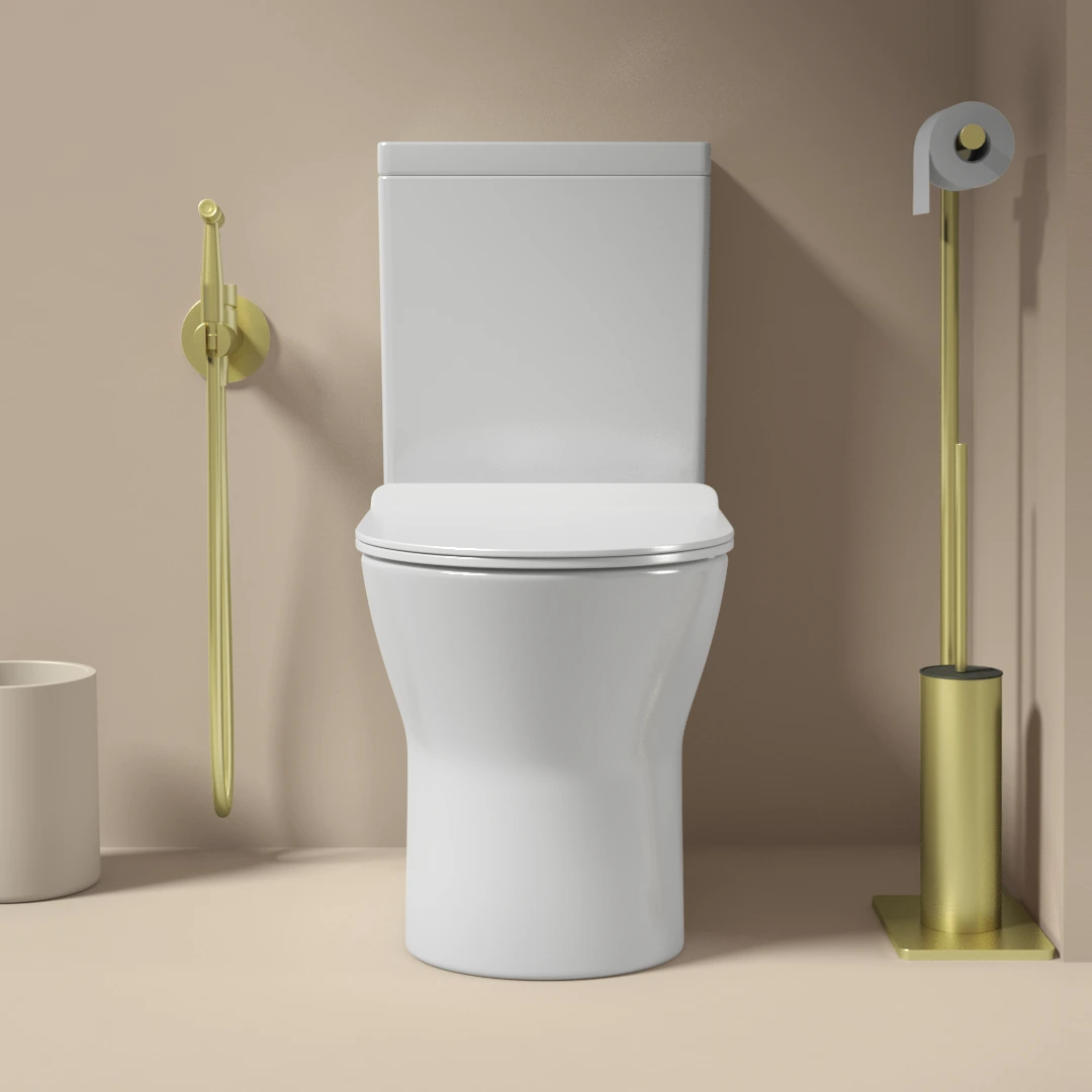 WC à poser Rimless avec abattant, Jules