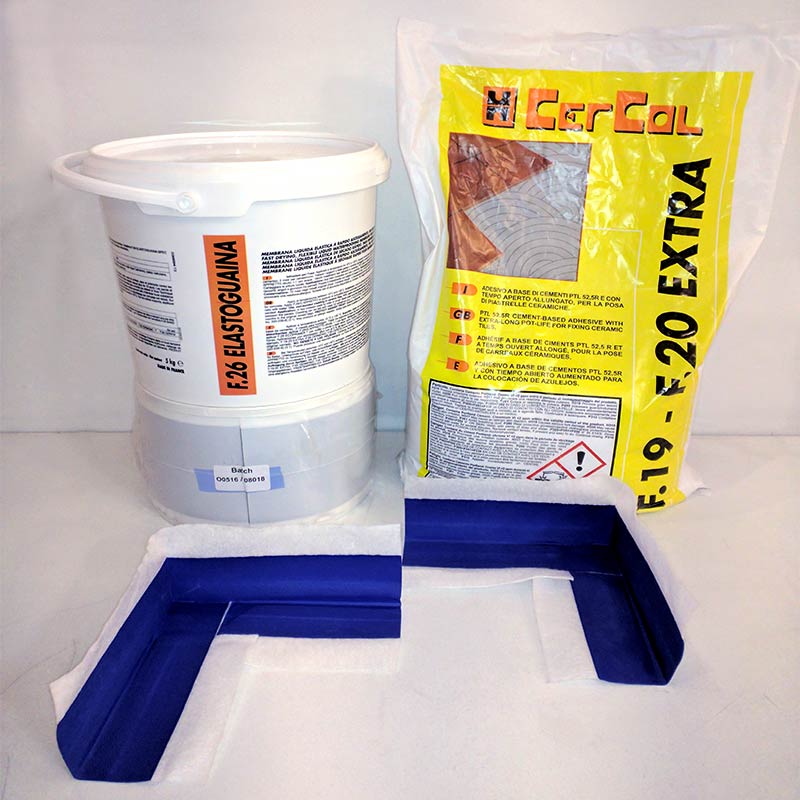 Kit de montage pour receveur à carreler