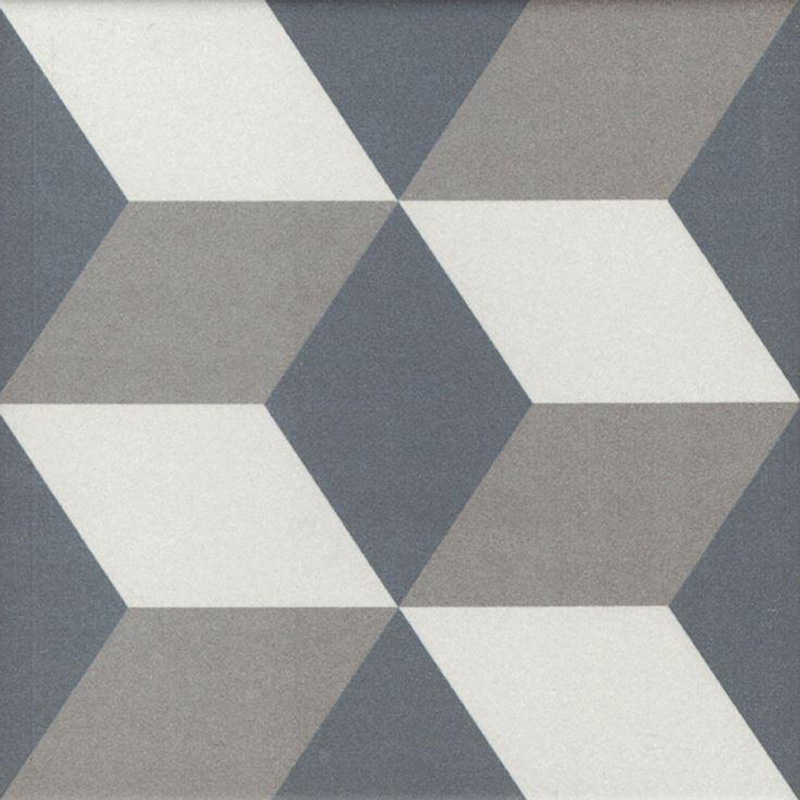 Carrelage mur et sol 20x20 cm imitation carreau de ciment, La Villette, Gustave