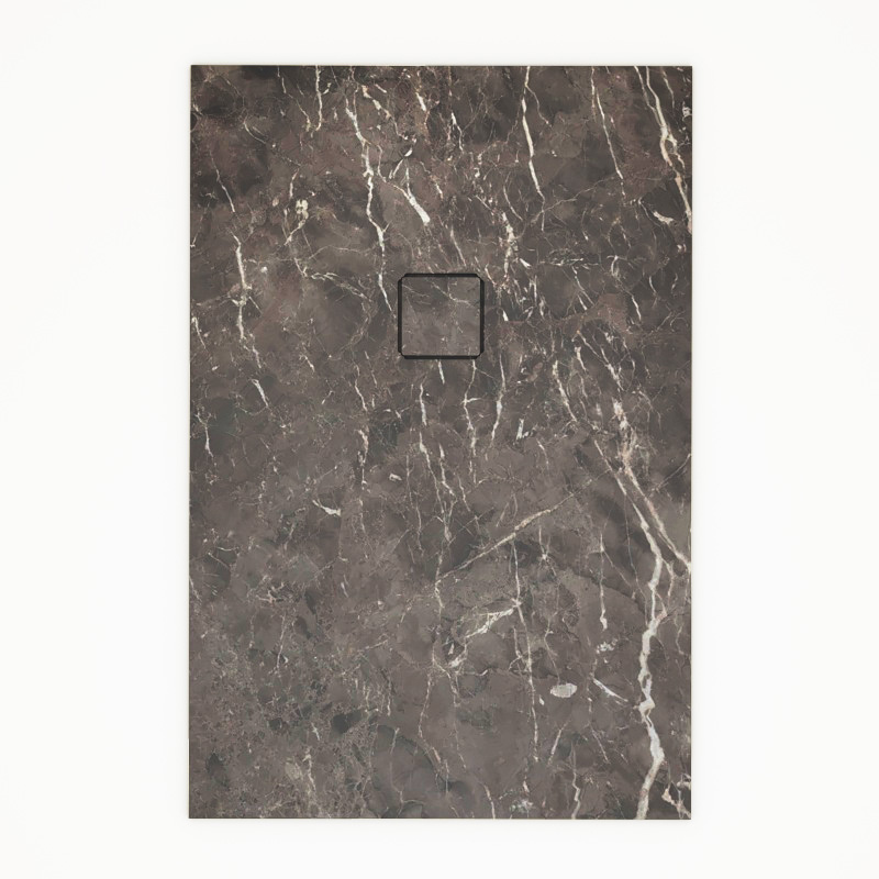 Receveur 80x120, Marbre, Turk Grey, Lake