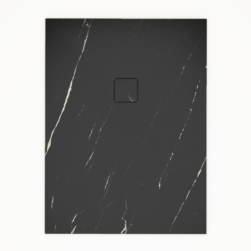 Receveur 90x120 et 140, Marbre, Black Marquina, Lake