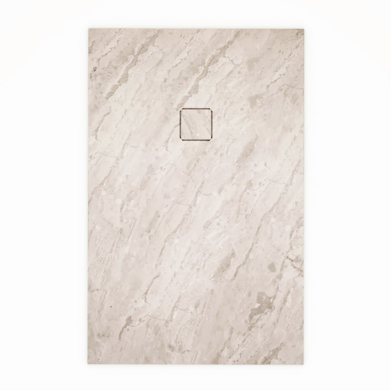 Receveur 90x120 et 140, Marbre, Cappucino, Lake