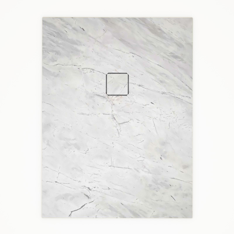 Receveur 90x120 et 140, Marbre, Elba White, Lake