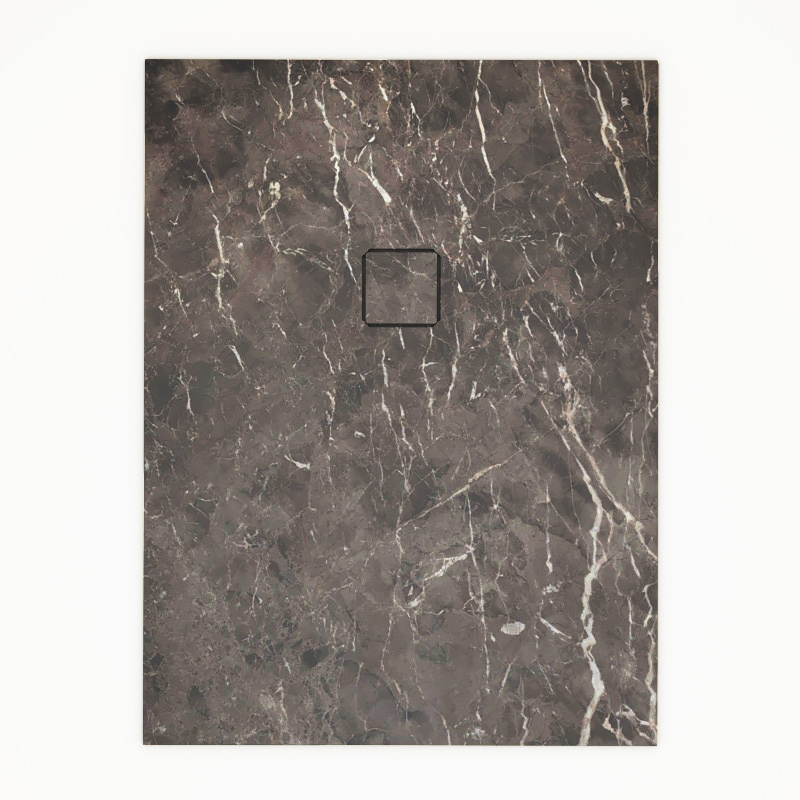 Receveur 90x120 et 140, Marbre, Turk Grey, Lake