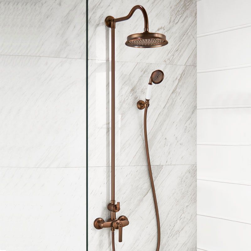 Colonne de douche avec mitigeur mécanique, traité cuivre, Liberty