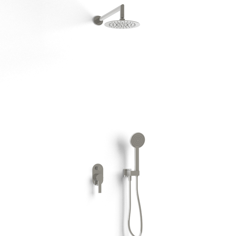 Composition mitigeur de douche encastré chromé, Louvre