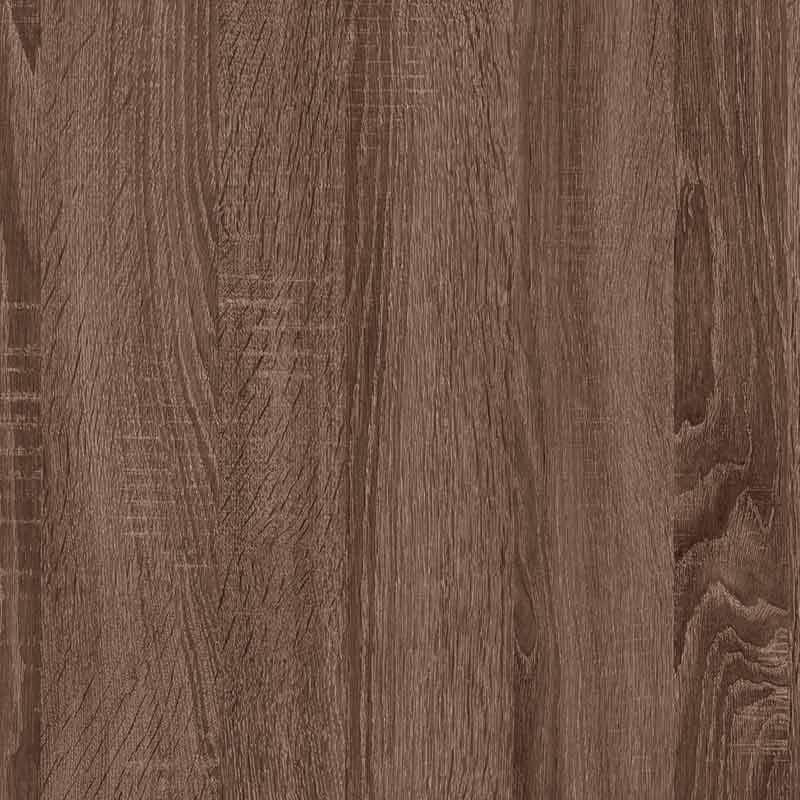 Colonne de rangement semi-ouverte 76cm, bois foncé Britannia, Max