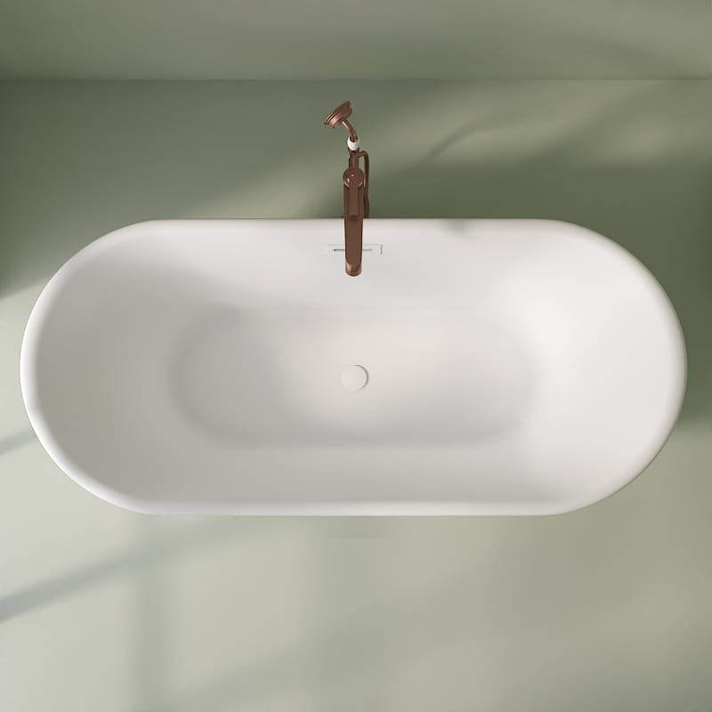 Baignoire Ilot 180x80 cm, Acrylique Mat, Mayfair