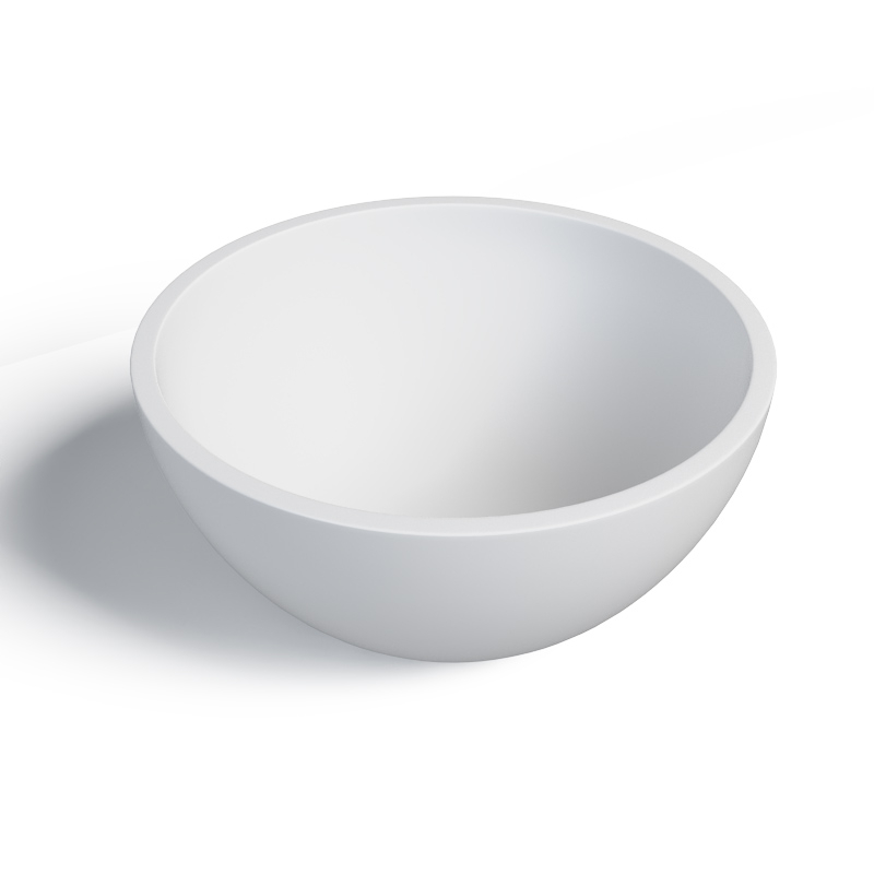 Vasque minéral ronde à poser, Ø 30, 40 ou 50 cm