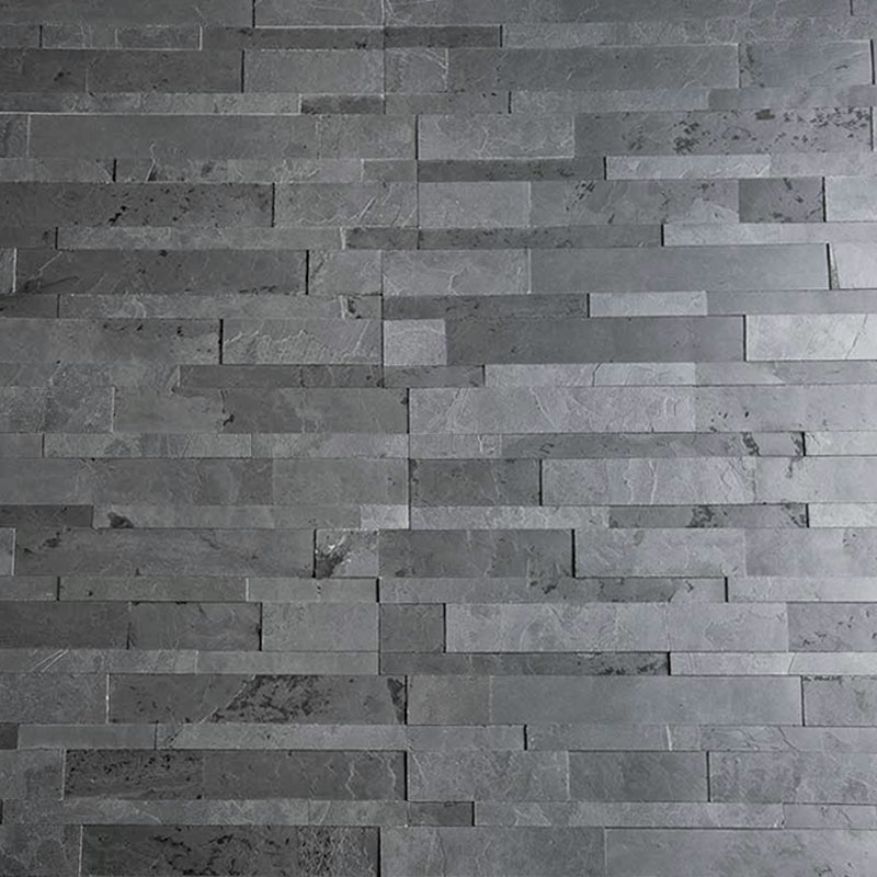 Pierre de parement auto-adhésive, 15 x 60 cm, Moscow Sesame Black