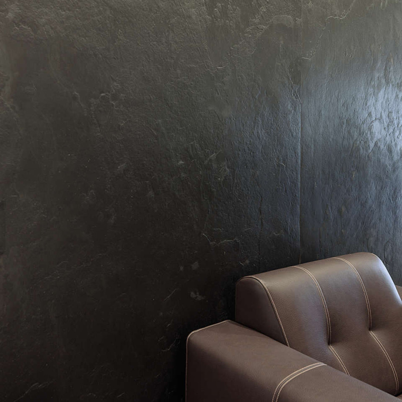 Feuille de pierre naturelle, 61 x 122 cm, Moscow Sesame Black