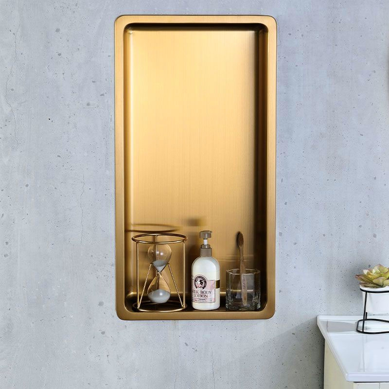 Niche murale inox, 60x30 cm, doré brossé