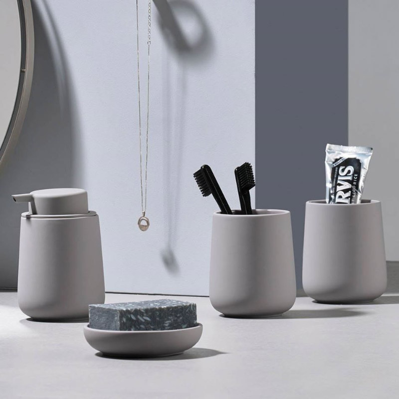 Distributeur de savon liquide à poser, Gull Grey, Nova