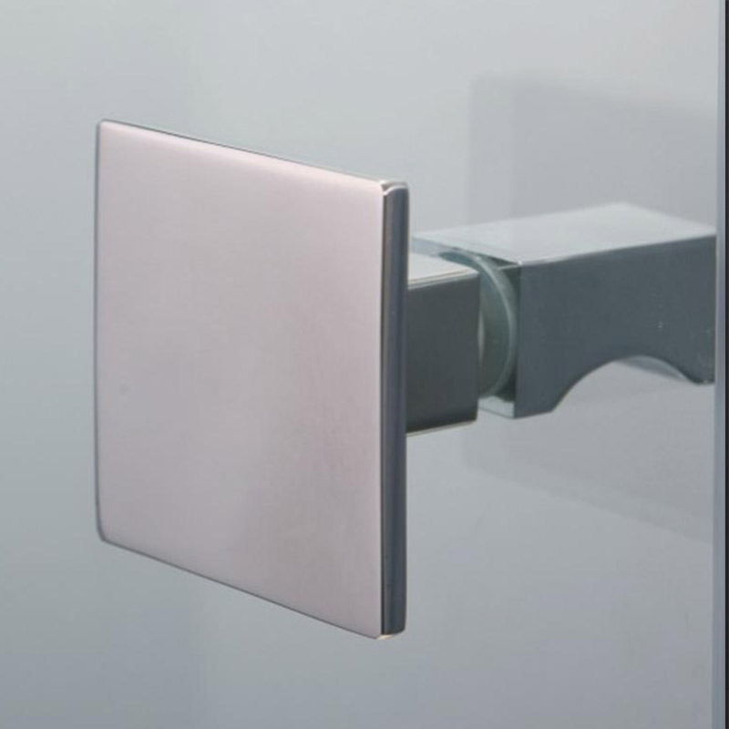 Cabine de douche portes battantes 100x100 cm, chromé, Arena