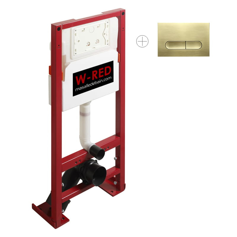 Bati-support STANDARD Autoportant universel, plaque rectangulaire W-RED