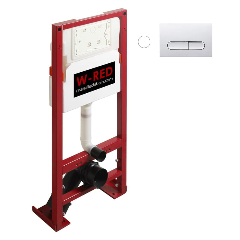 Bati-support STANDARD Autoportant universel, plaque rectangulaire W-RED