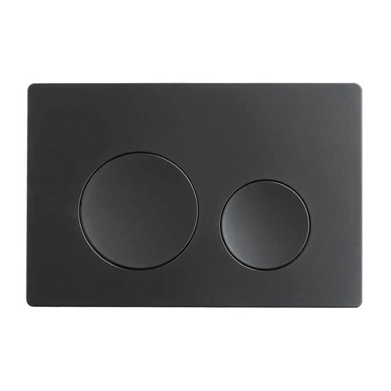 PACK WC Bati-support W-RED Autoportant + WC sans bride Noir mat + plaque Noire mat