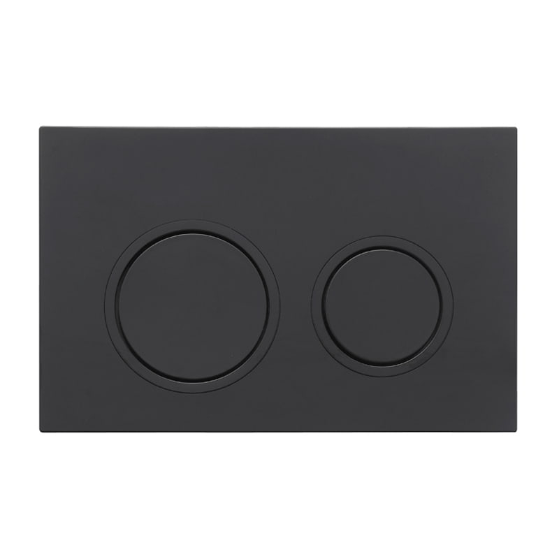 PACK WC Bati-support BAS Autoportant W-RED + WC sans bride Noir mat + plaque
