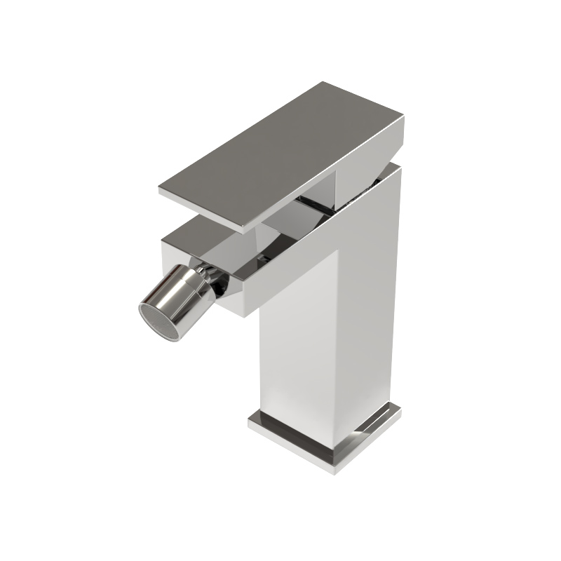 Robinet mitigeur bidet, chrome, Qubik