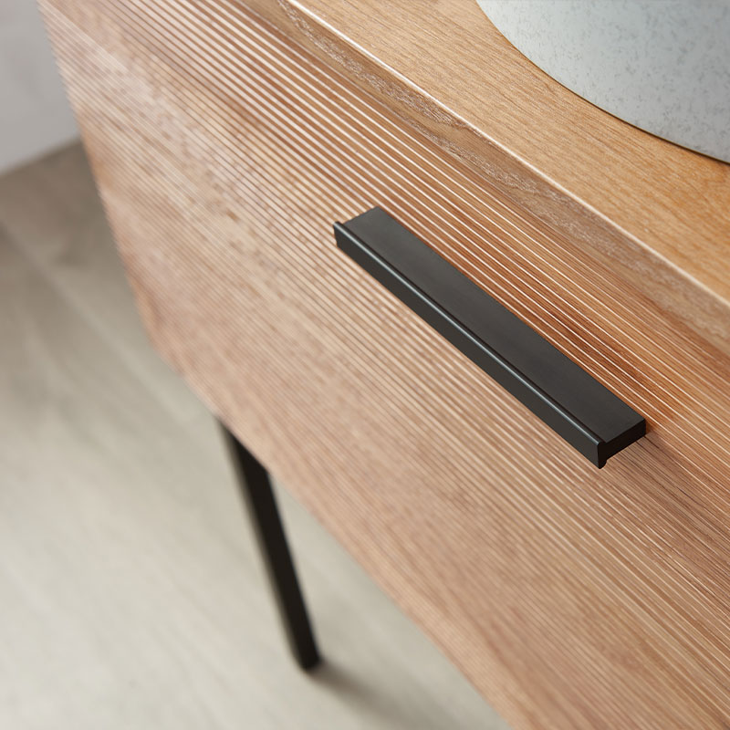 Meuble à poser 80 cm, Noyer, Rive Gauche