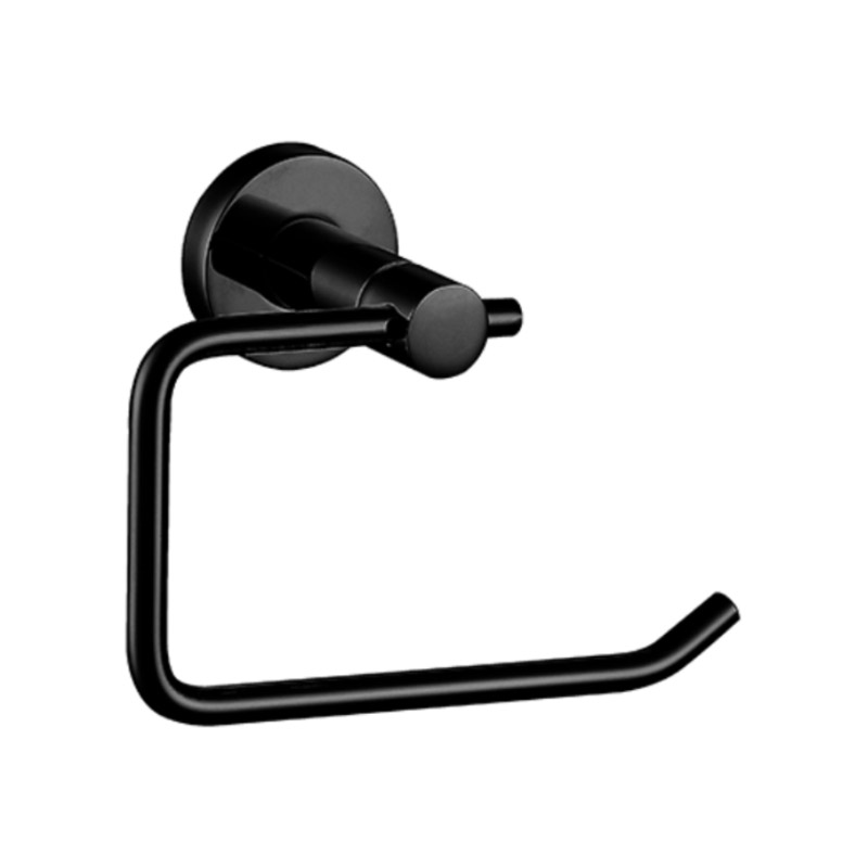 Porte papier ouvert noir mat, Roll