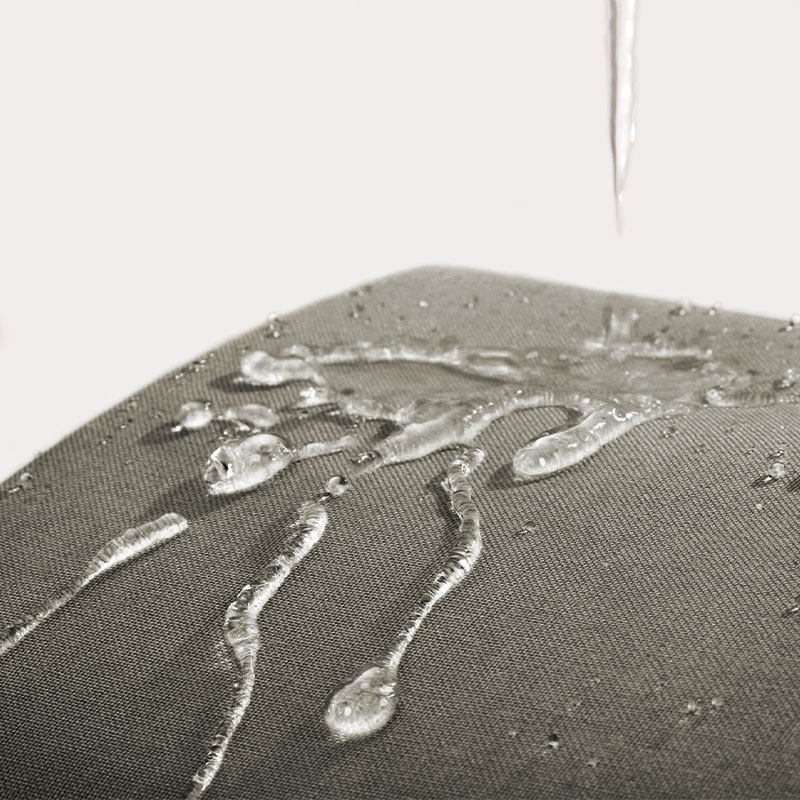 Rideau de douche 150, 200 ou 300 x 200 cm, lin Moka, Lino