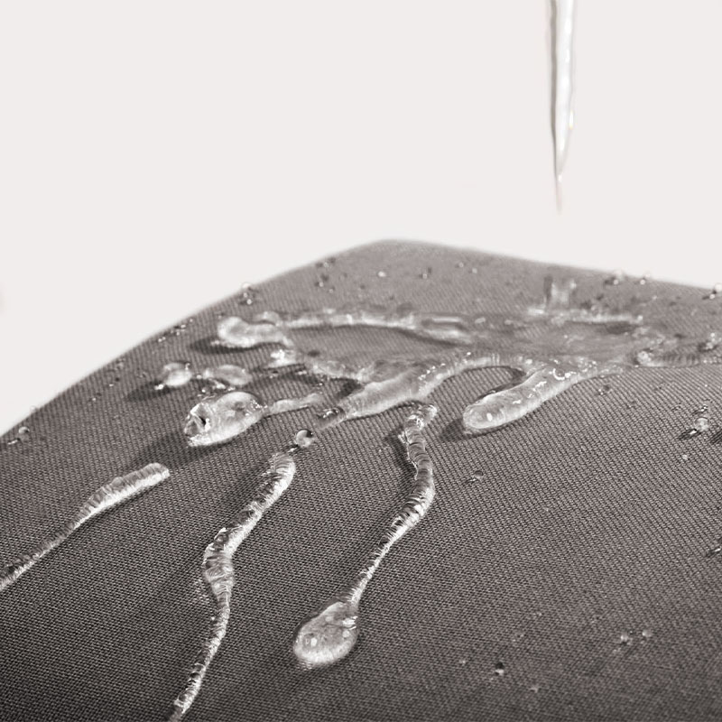 Rideau de douche 150, 200 ou 300 x 200 cm, lin Taupe, Lino