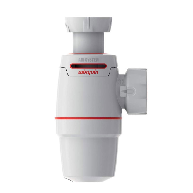 Siphon de lavabo et tubulure gain de place, Ø32 mm, Neo Air