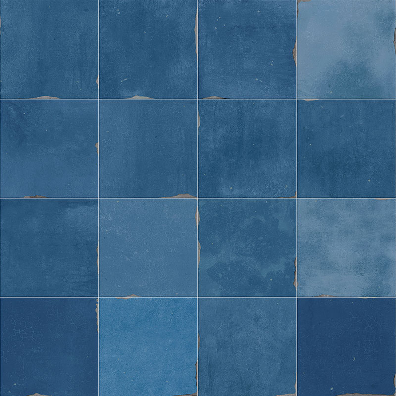 Carreau Souk, Blue, 13x13 cm