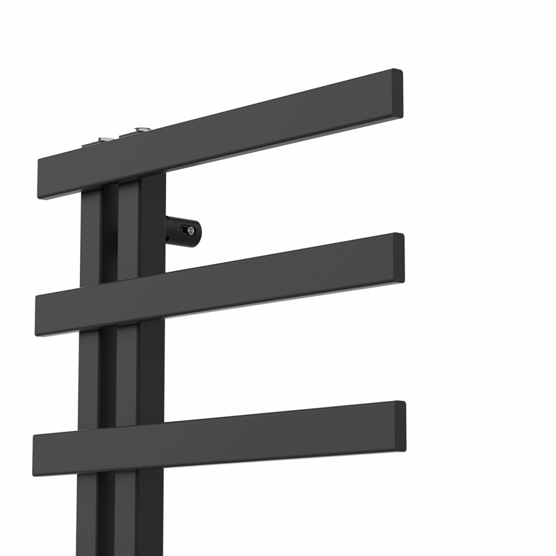 Sèche serviette électrique 400W 50X90 Noir Mat, STAN