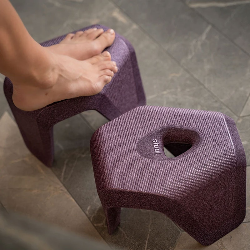 Tabourets de toilette emboîtables, Violet, Stuul