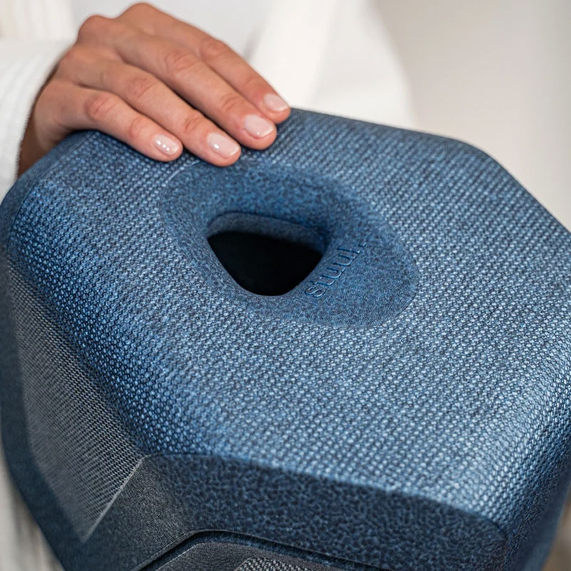 Tabourets de toilette emboîtables, Bleu, Stuul