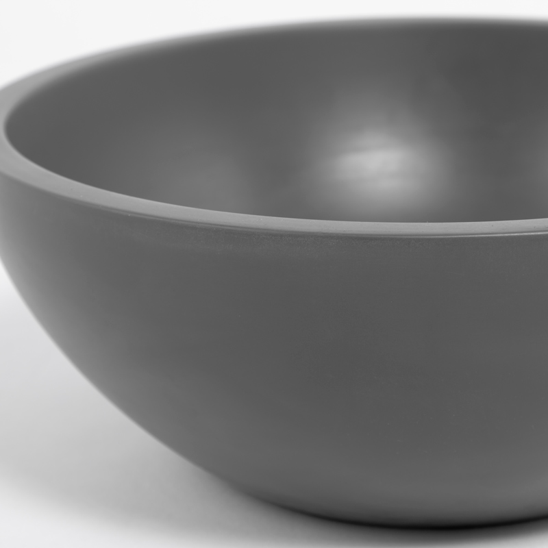 Vasque béton ronde bol, Ø36 cm, gris ciment, T11
