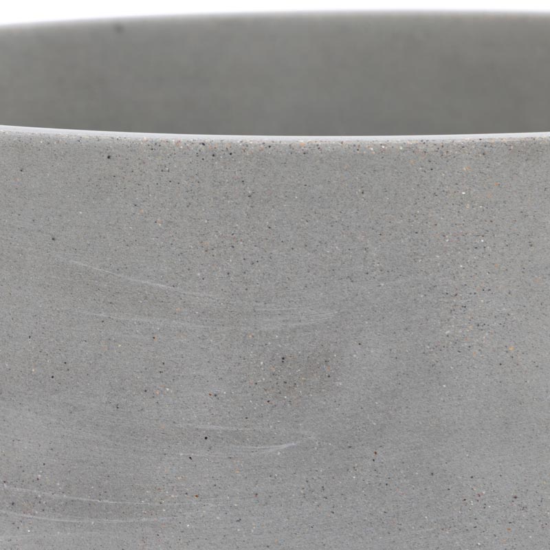 Vasque béton ronde, Ø39 cm, gris béton, T6