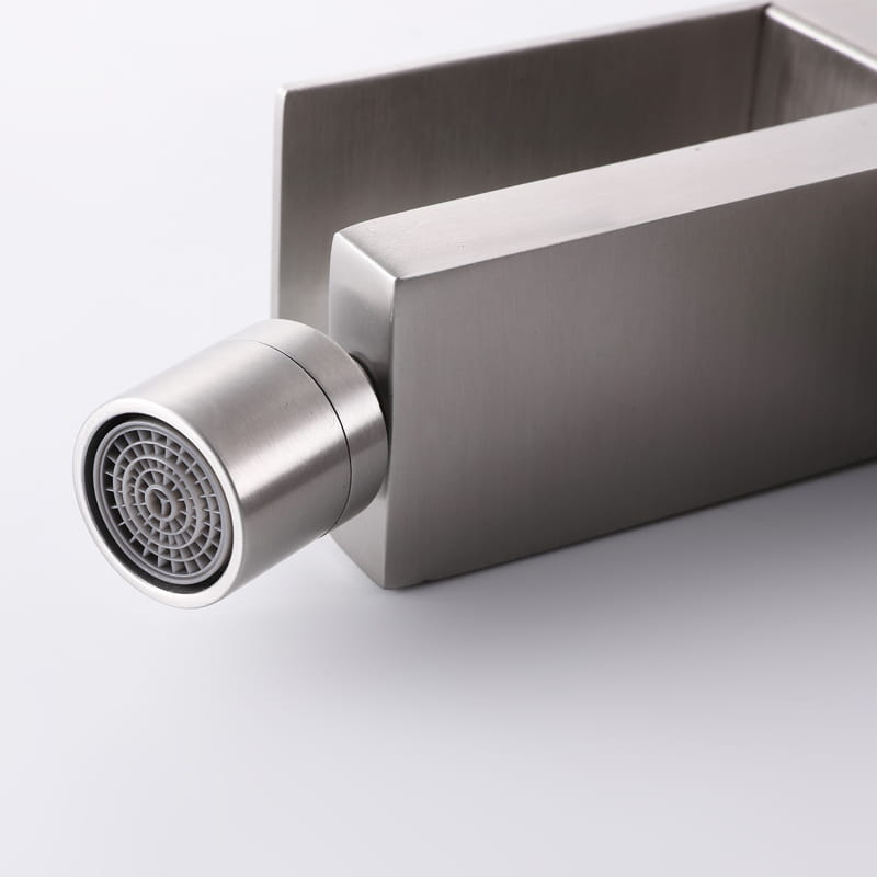 Robinet mitigeur bidet inox brossé, Tuileries II