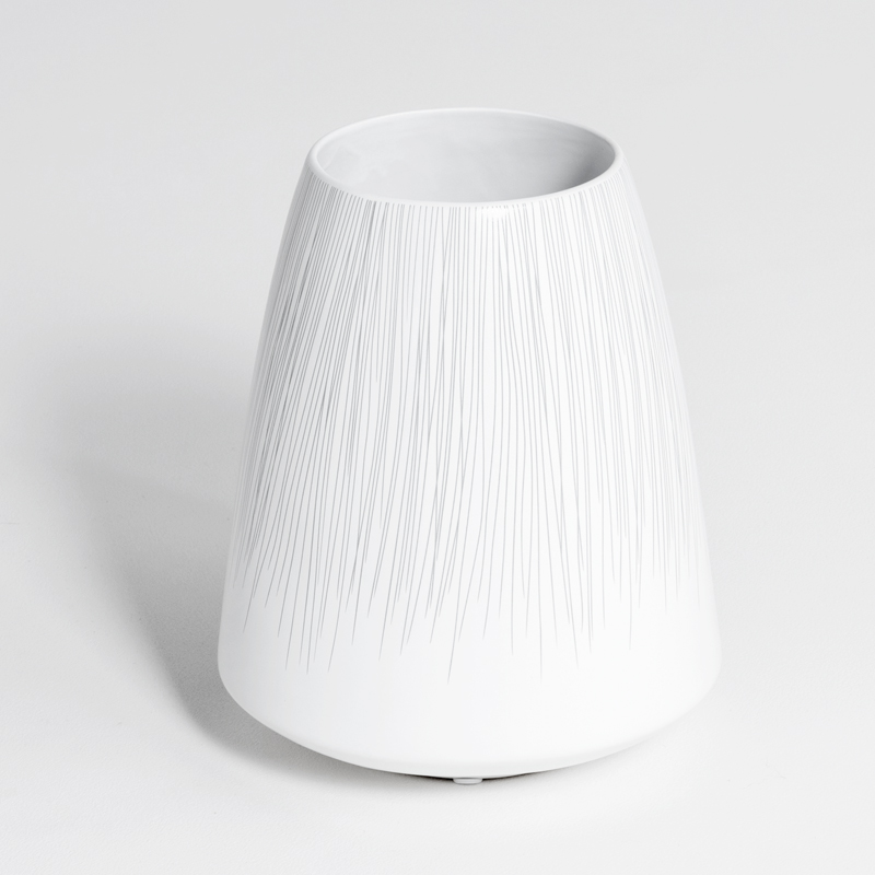Vase en céramique, 2 dimensions, Blanc