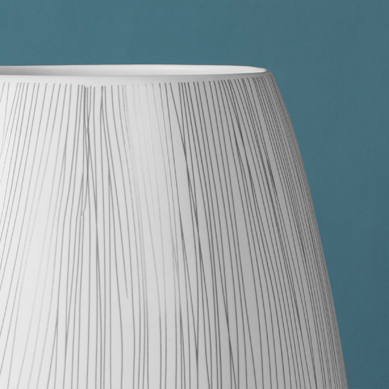 Vase en céramique, 2 dimensions, Blanc