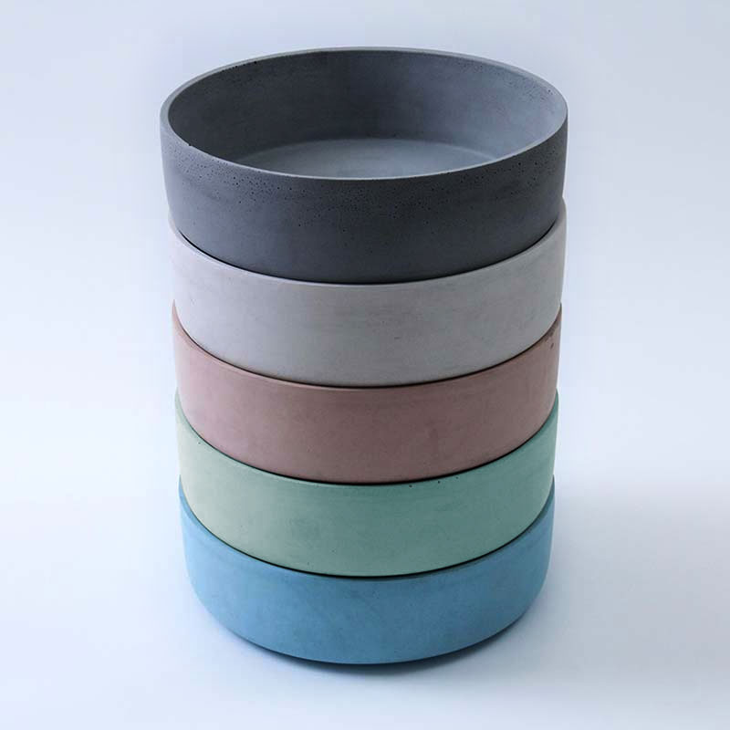 Vasque béton, 36 cm, vert clair, Boya