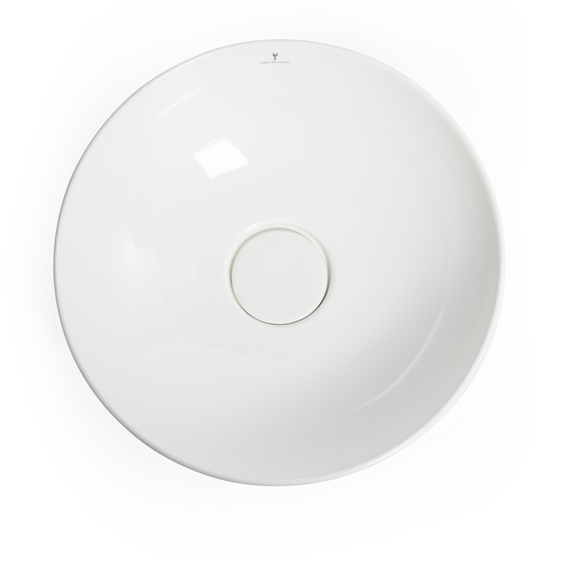 Vasque à poser, 39,7x13,8 cm, Porcelaine de Paris, Brillant, Primevère