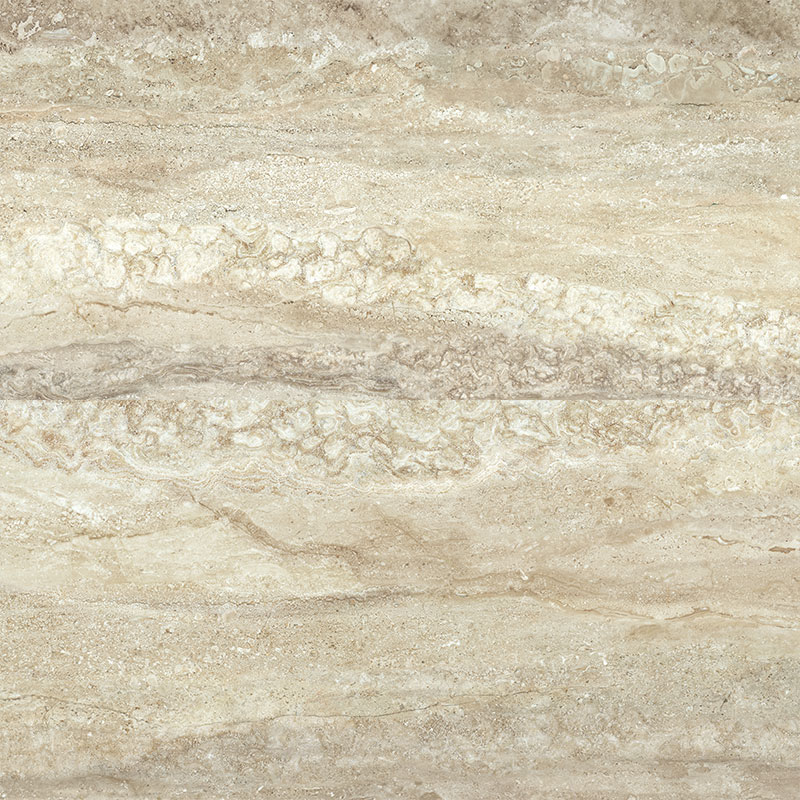 Carrelage sol et mur 60x120 cm Travertino Brescia poli, Wabi Sabi