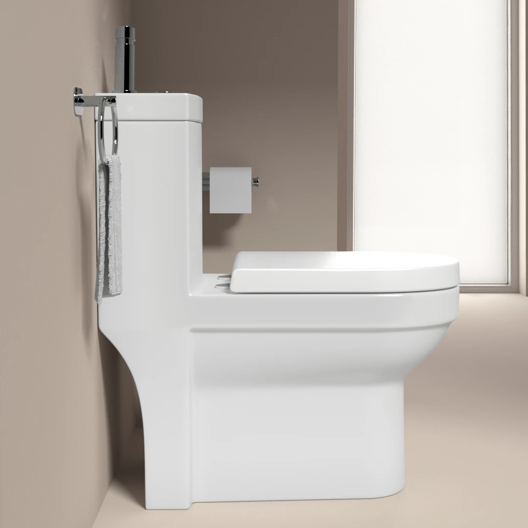 WC à poser avec lave-mains intégré et robinet, Integral