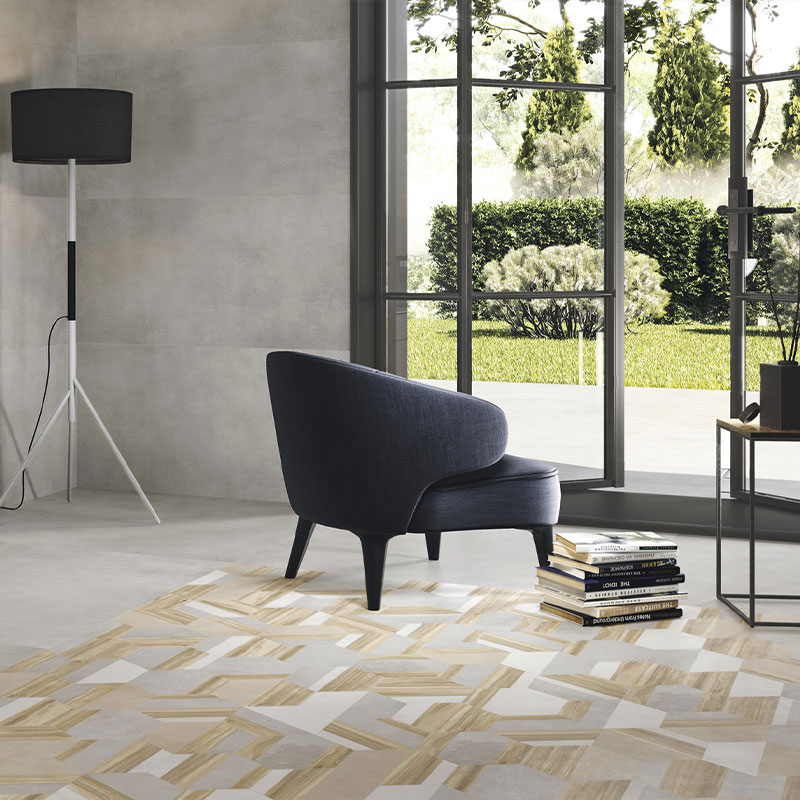 Carreau Hexawork, Mix, 21x18,2 cm
