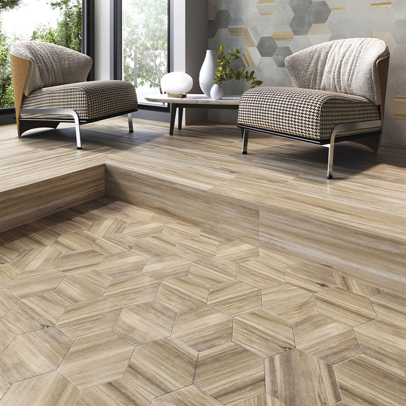 Carreau Hexawork, Natural, 21x18,2 cm