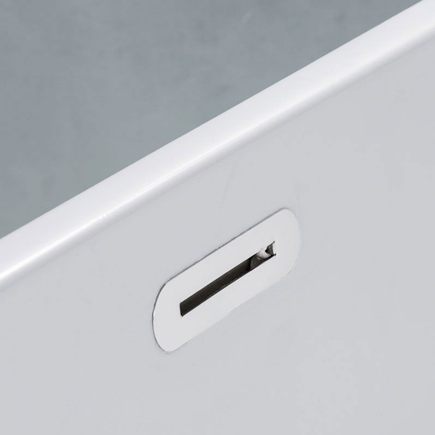 Baignoire îlot ovale, 130 à 180cm, acrylique, bonde blanche et vidage inclus, Calipso