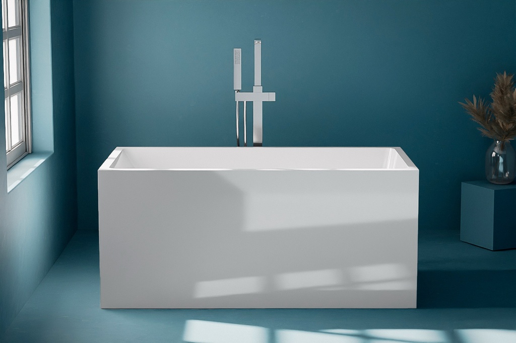 Baignoire îlot rectangulaire, 110 à 130 cm acrylique, Little